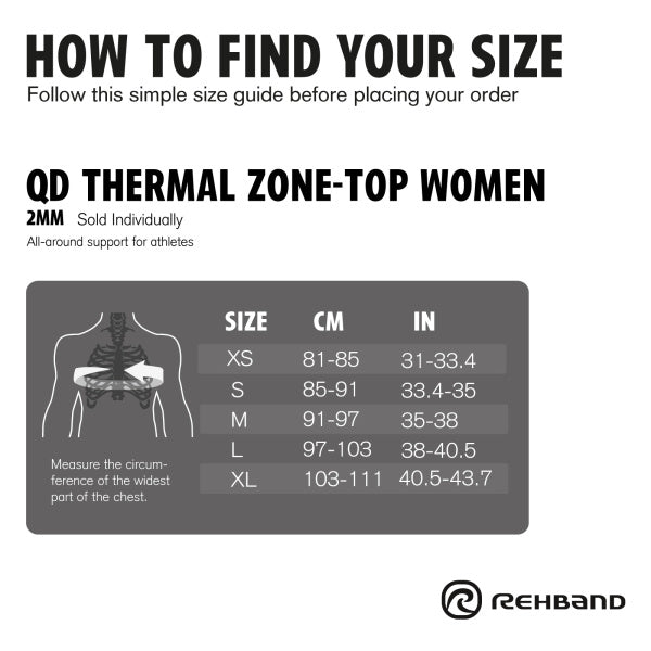 QD Thermal Zone Top Women 2mm