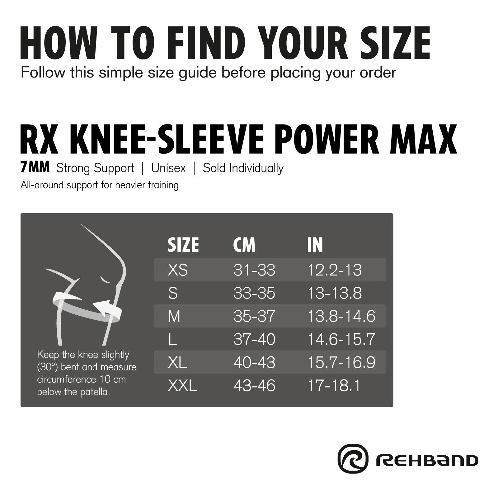 RX Knee Sleeve Power Max