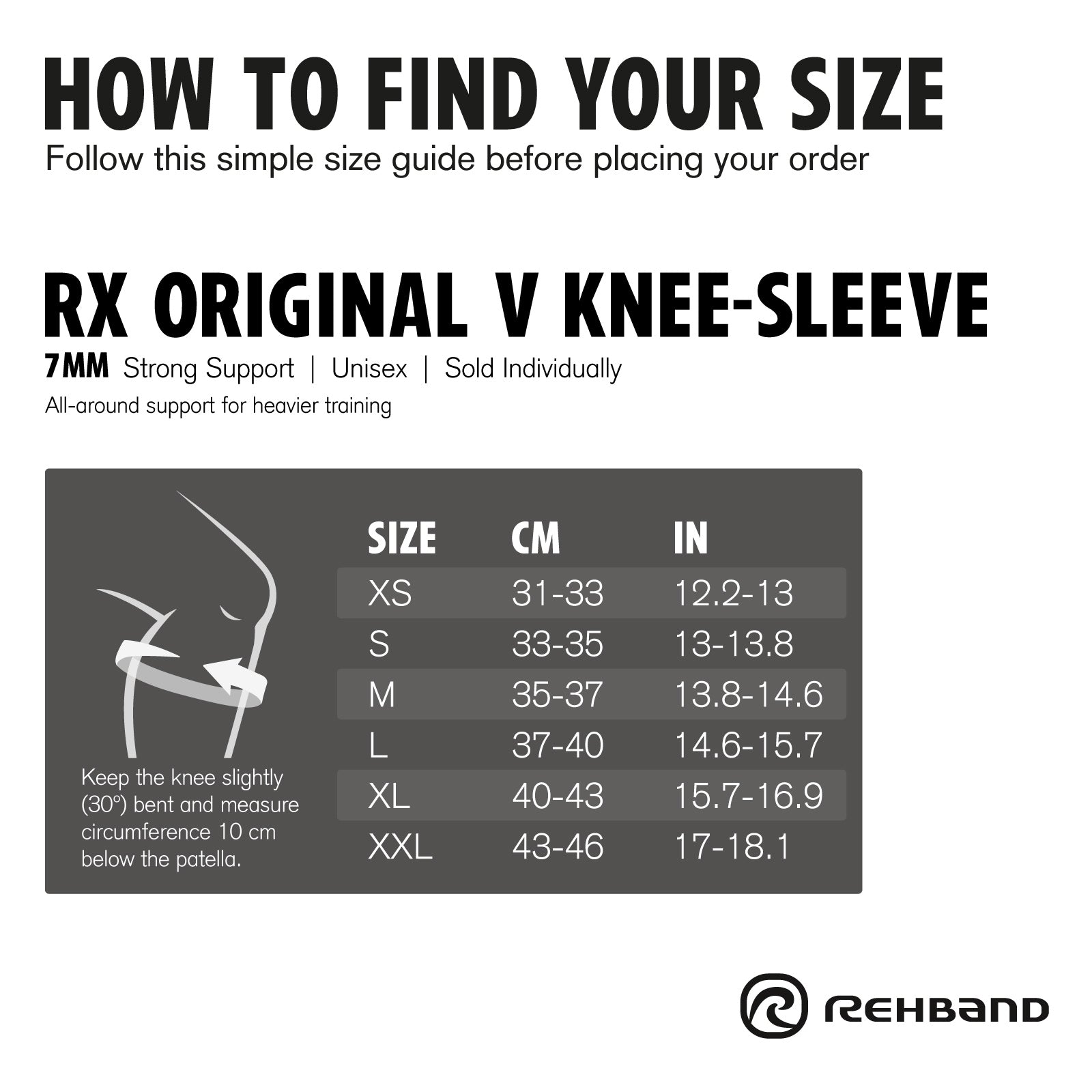 RX Original V Knee Sleeve