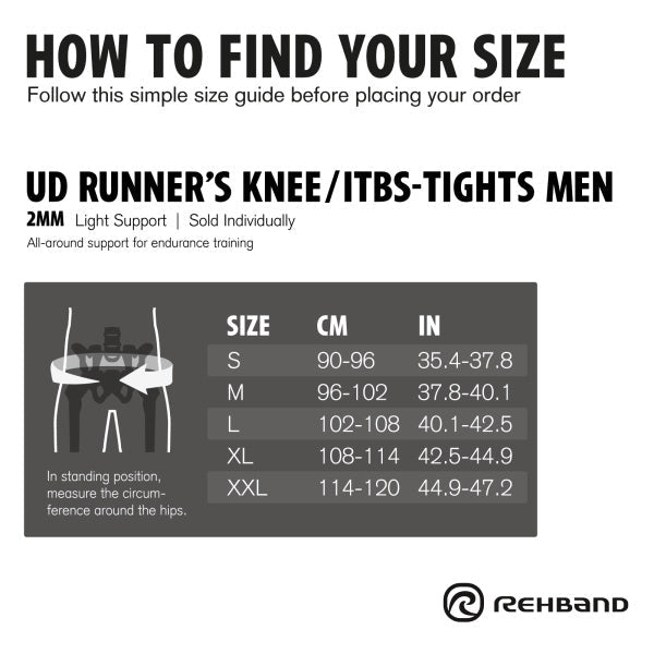 UD Runners Knee ITBS Tights Men 2mm
