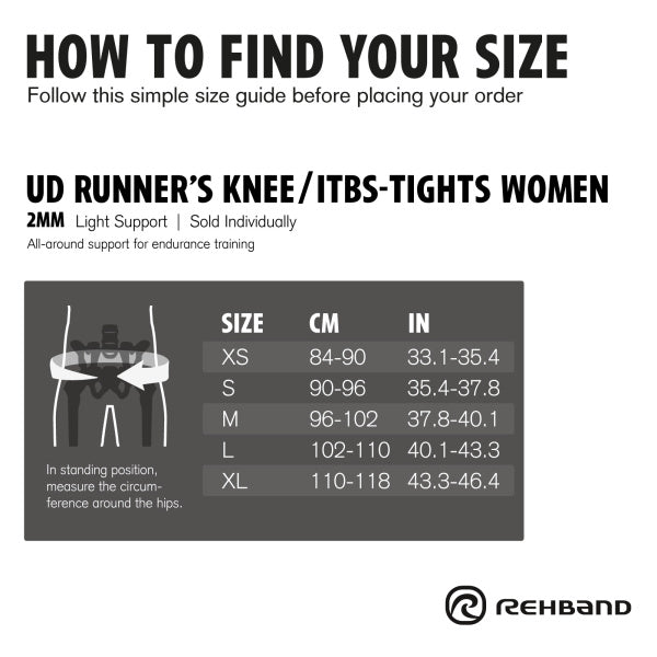 UD Runners Knee ITBS Tights Women 2mm